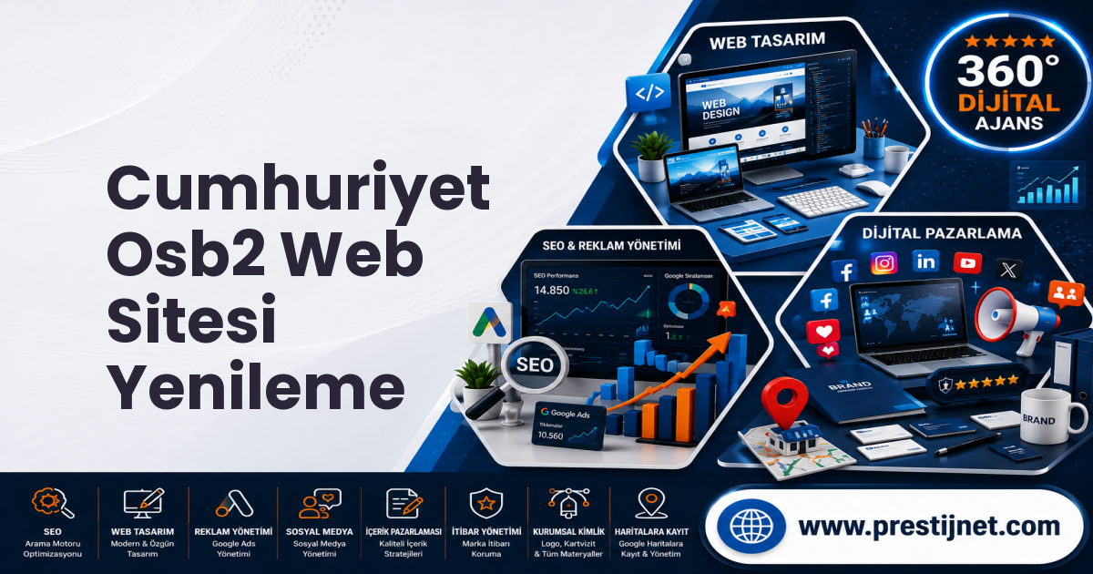 Cumhuriyet Osb2 Web Sitesi Yenileme