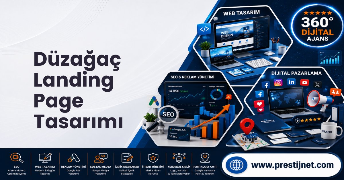 Düzağaç Landing Page Tasarımı