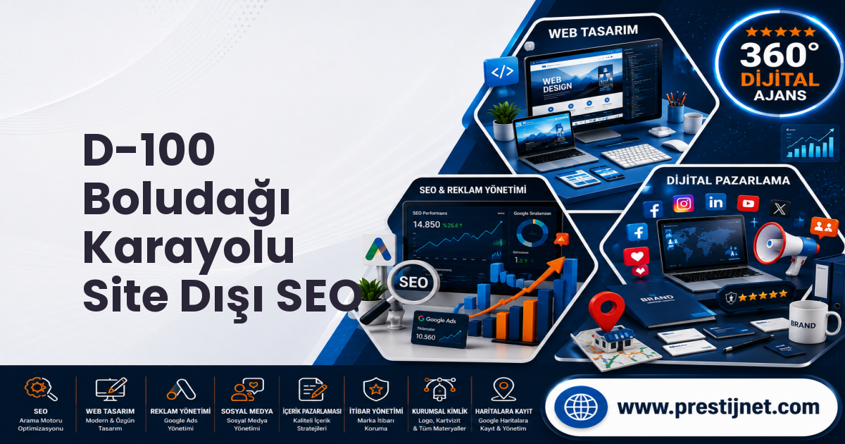 D-100 Boludağı Karayolu Site Dışı SEO