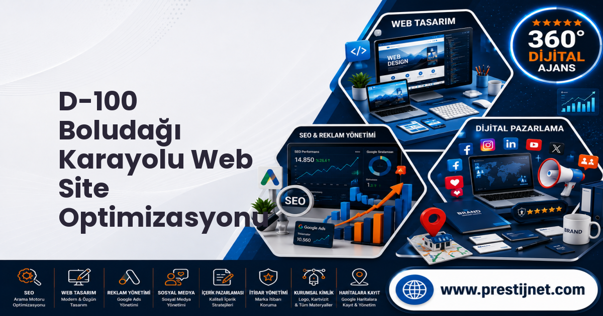 D-100 Boludağı Karayolu Web Site Optimizasyonu