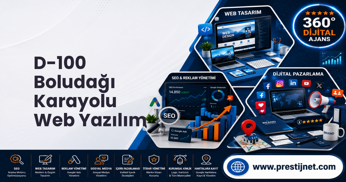 D-100 Boludağı Karayolu Web Yazılım