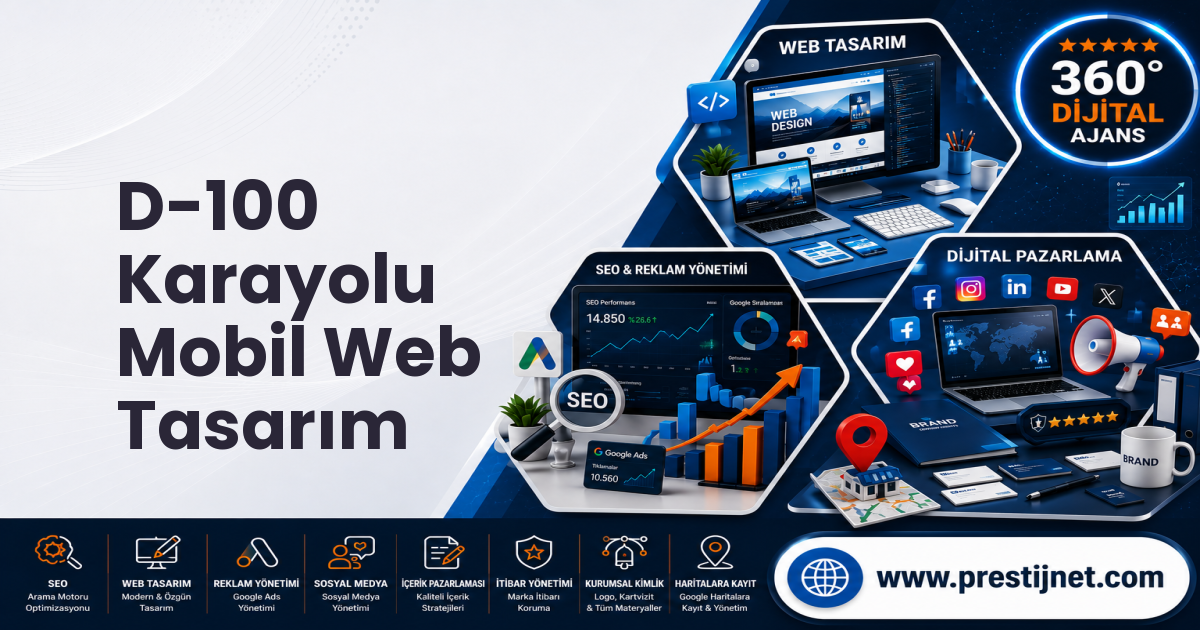 D-100 Karayolu Mobil Web Tasarım