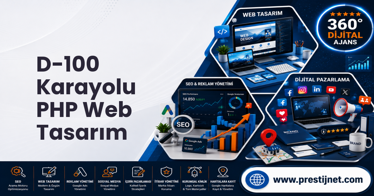 D-100 Karayolu PHP Web Tasarım
