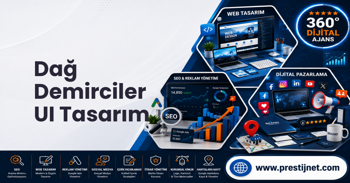 Dağ Demirciler UI Tasarım