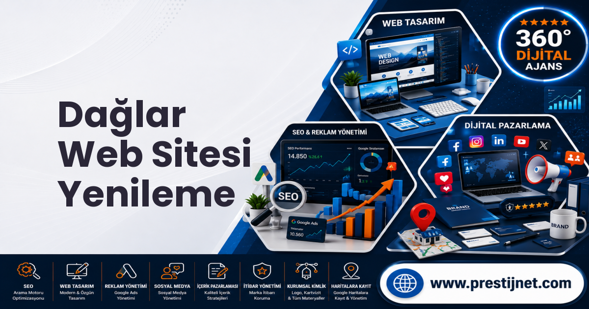 Dağlar Web Sitesi Yenileme