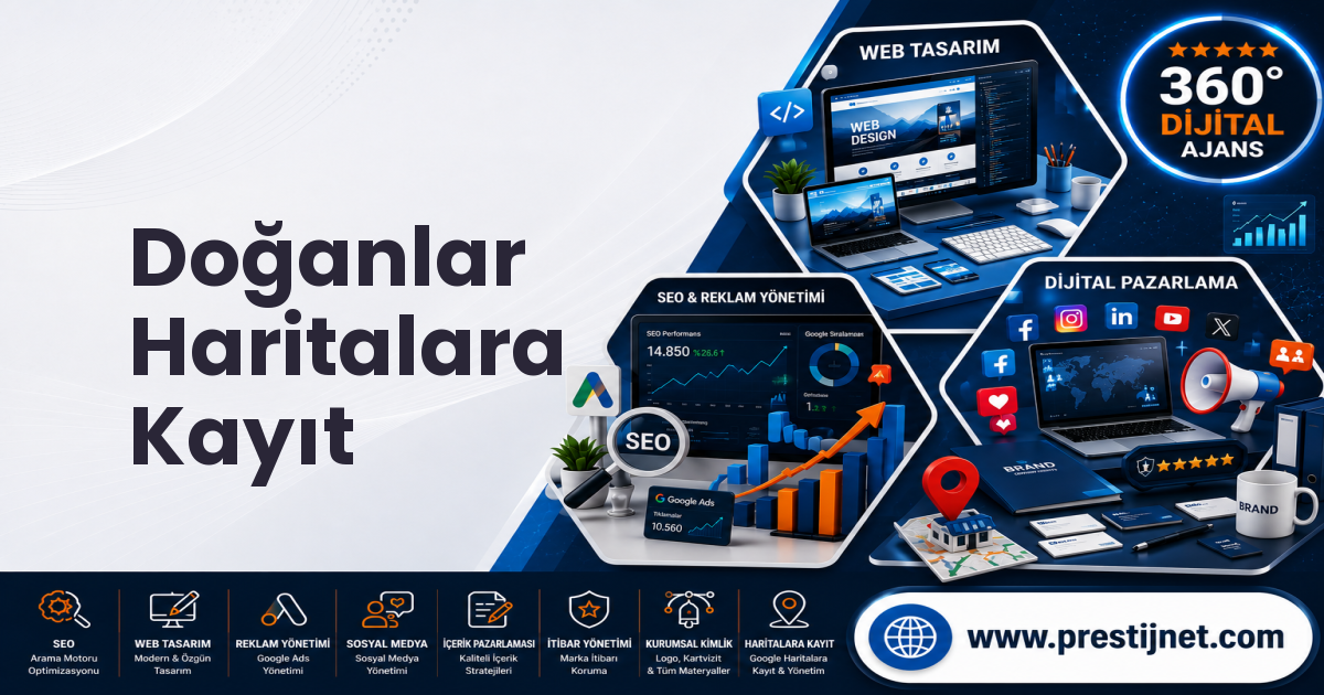 Doğanlar Haritalara Kayıt