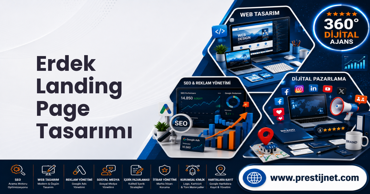 Erdek Landing Page Tasarımı