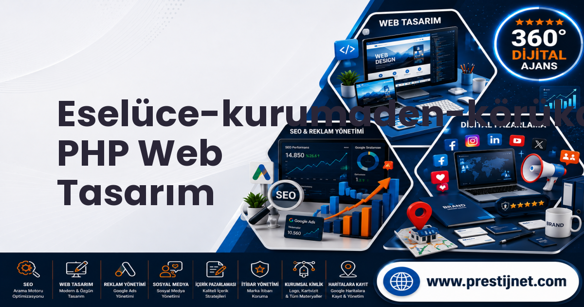 Eselüce-kurumaden-körükalanı-göndere PHP Web Tasarım