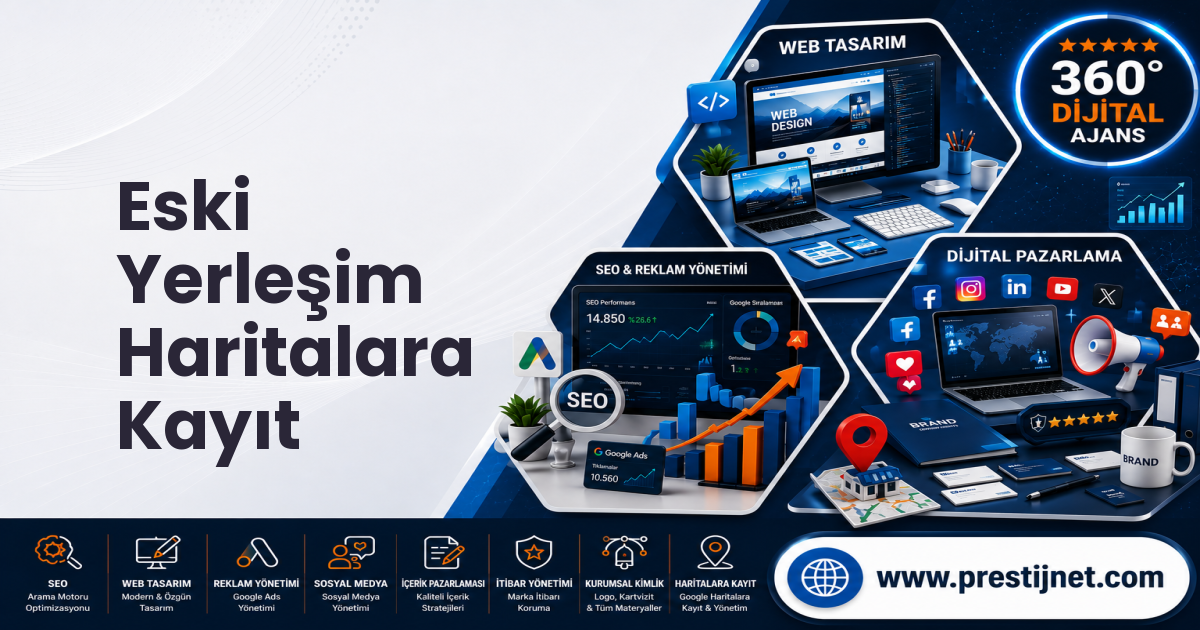 Eski Yerleşim Haritalara Kayıt