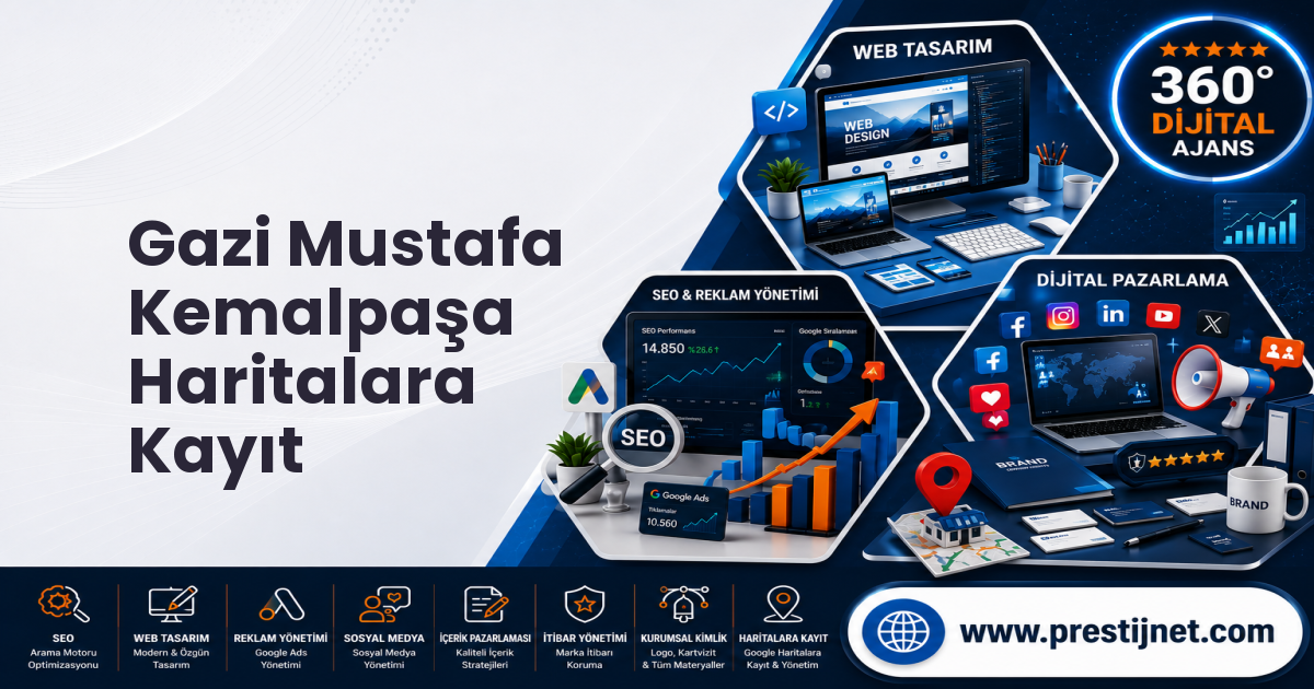 Gazi Mustafa Kemalpaşa Haritalara Kayıt