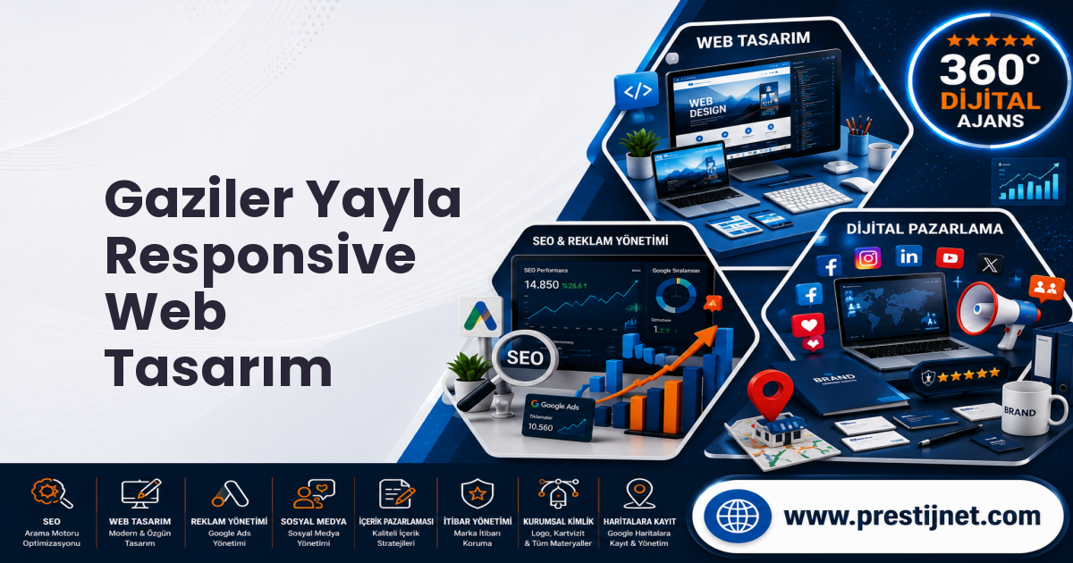 Gaziler Yayla Responsive Web Tasarım