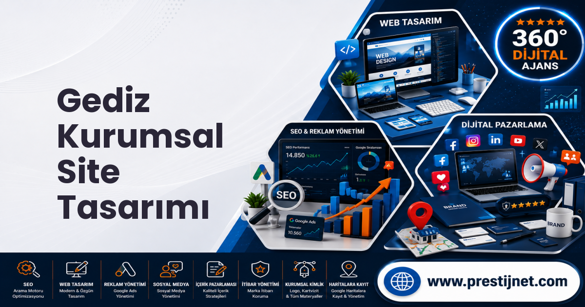 Gediz Kurumsal Site Tasarımı