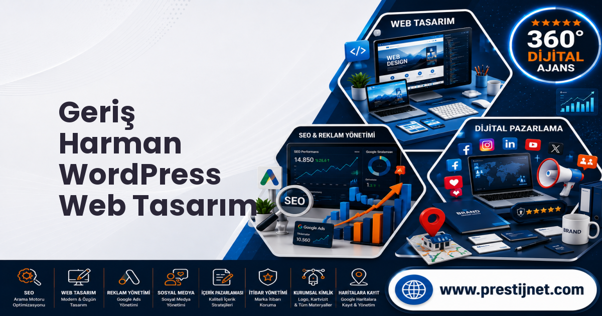 Geriş Harman WordPress Web Tasarım
