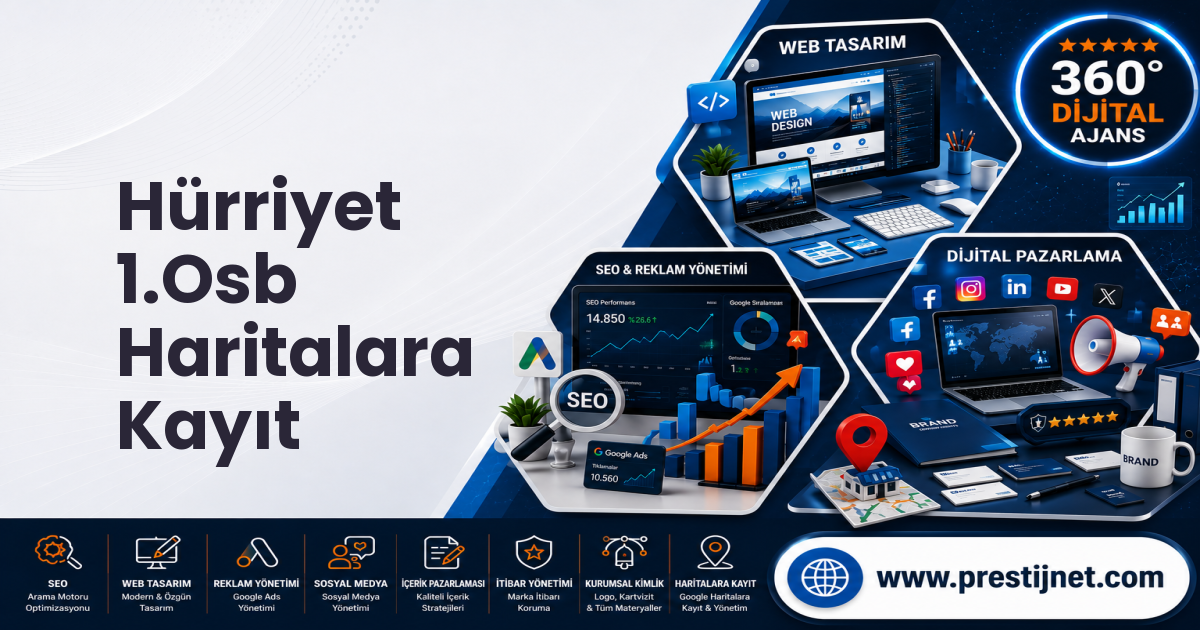 Hürriyet 1.Osb Haritalara Kayıt