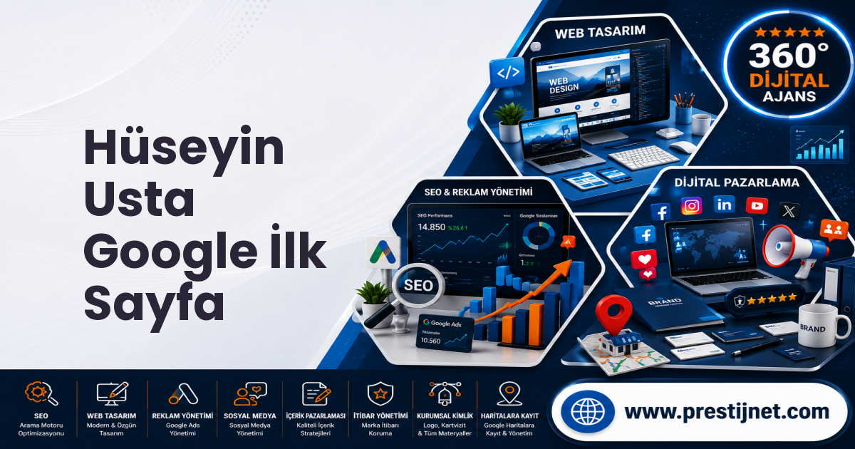 Hüseyin Usta Google İlk Sayfa