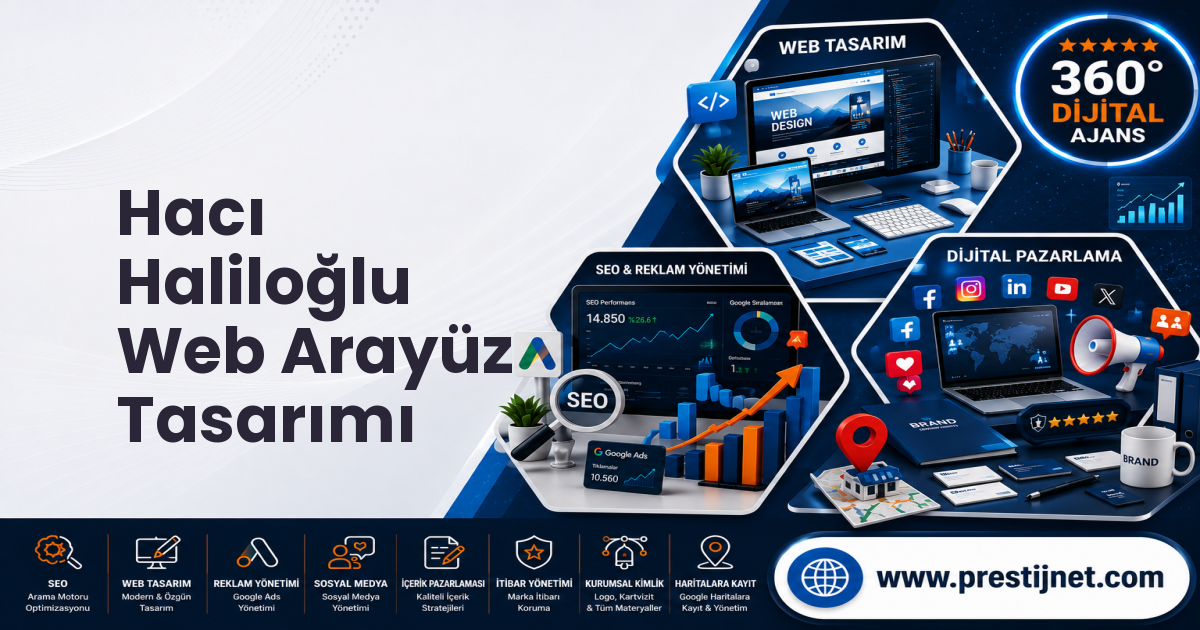 Hacı Haliloğlu Web Arayüz Tasarımı