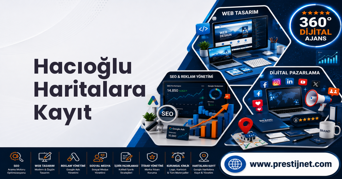 Hacıoğlu Haritalara Kayıt