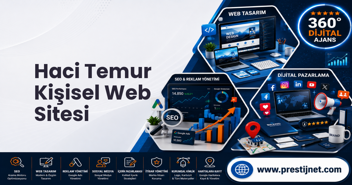 Haci Temur Kişisel Web Sitesi