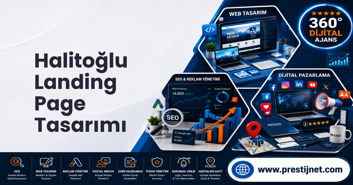 Halitoğlu Landing Page Tasarımı