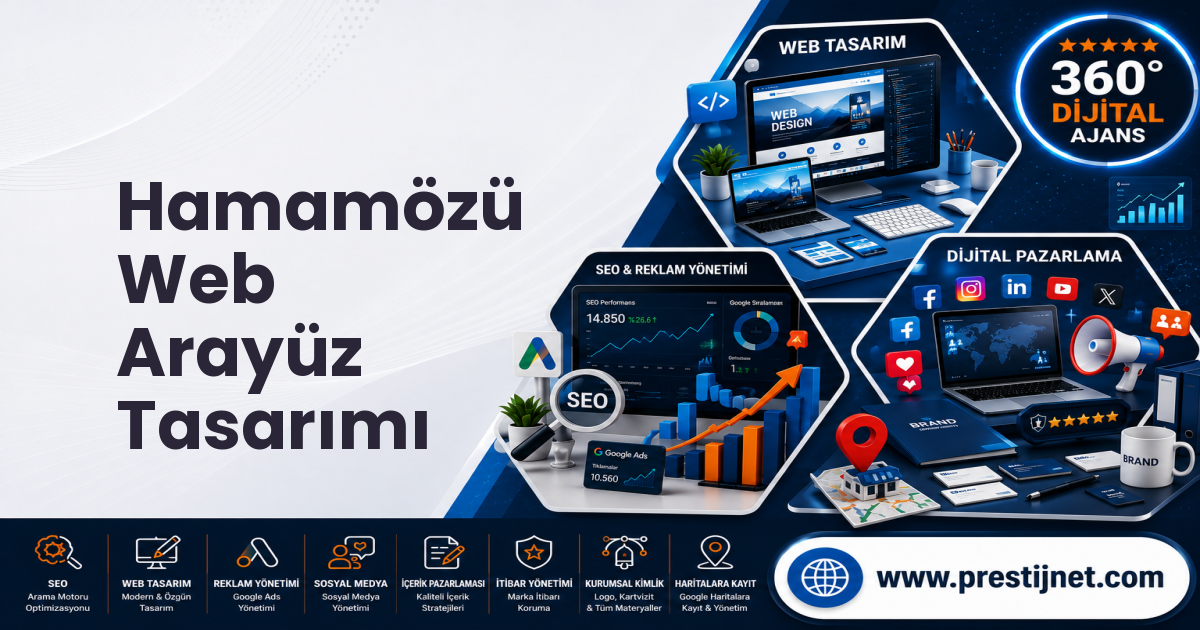 Hamamözü Web Arayüz Tasarımı