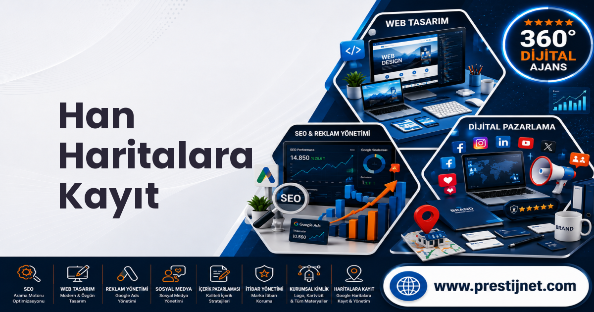 Han Haritalara Kayıt