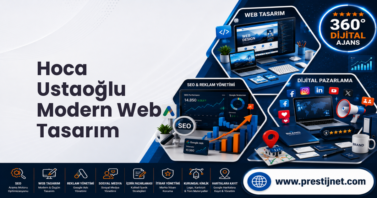 Hoca Ustaoğlu Modern Web Tasarım