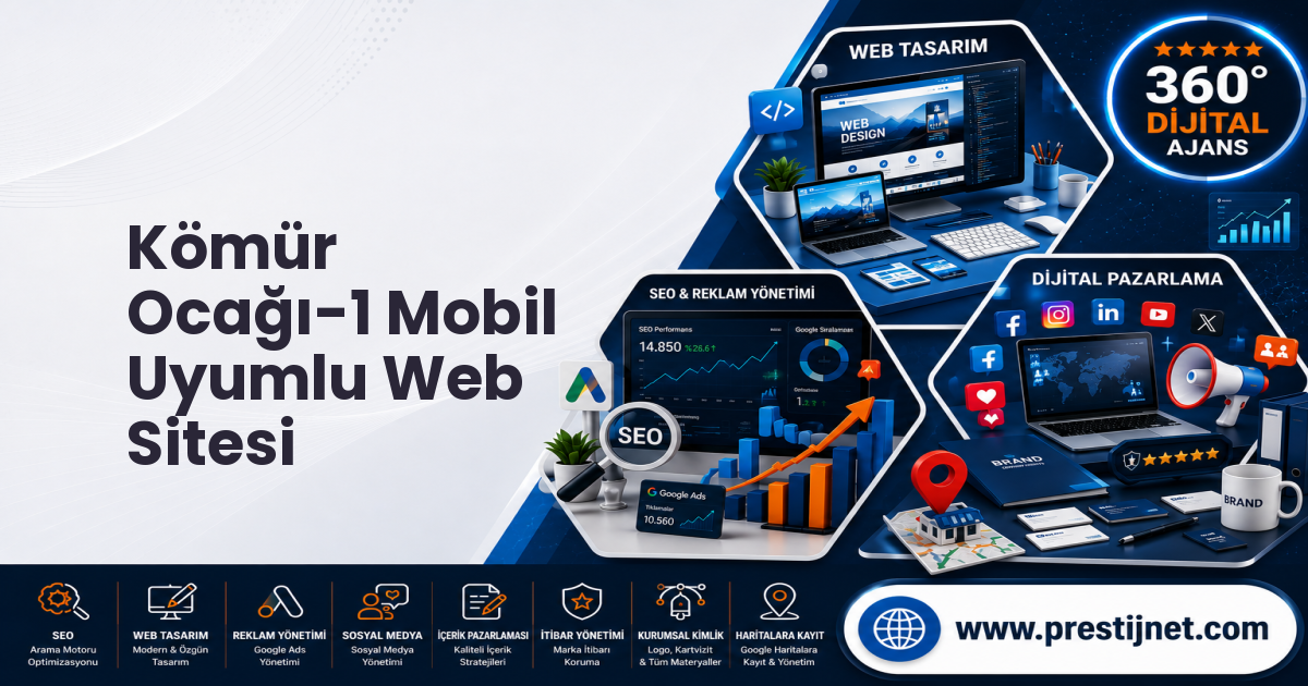 Kömür Ocağı-1 Mobil Uyumlu Web Sitesi