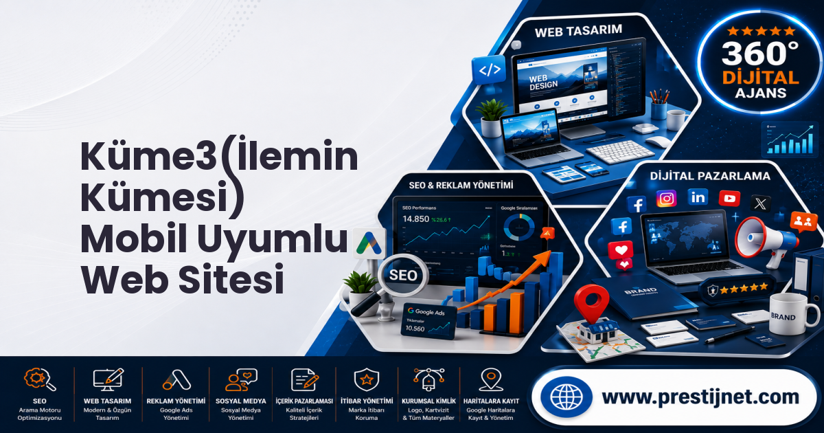 Küme3(İlemin Kümesi) Mobil Uyumlu Web Sitesi