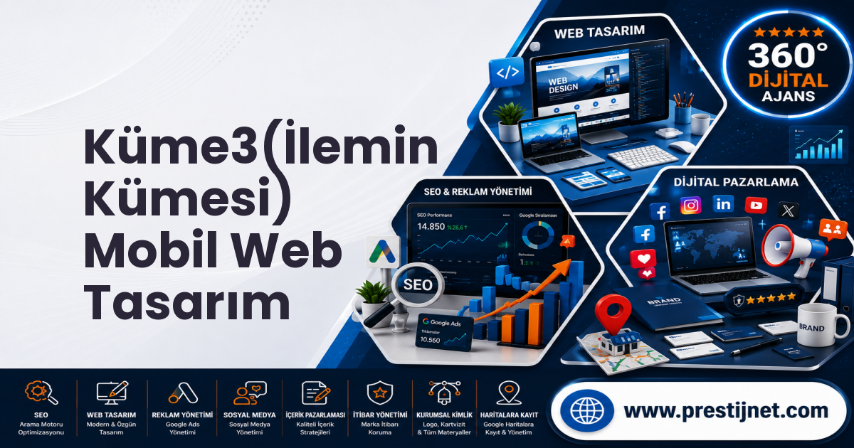 Küme3(İlemin Kümesi) Mobil Web Tasarım