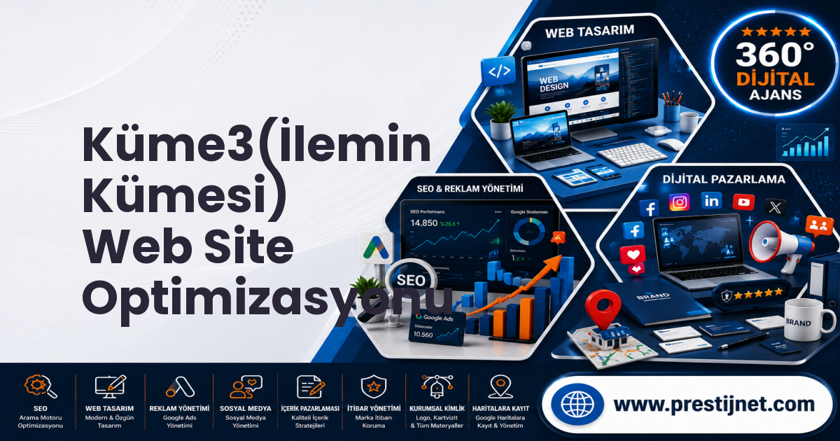Küme3(İlemin Kümesi) Web Site Optimizasyonu