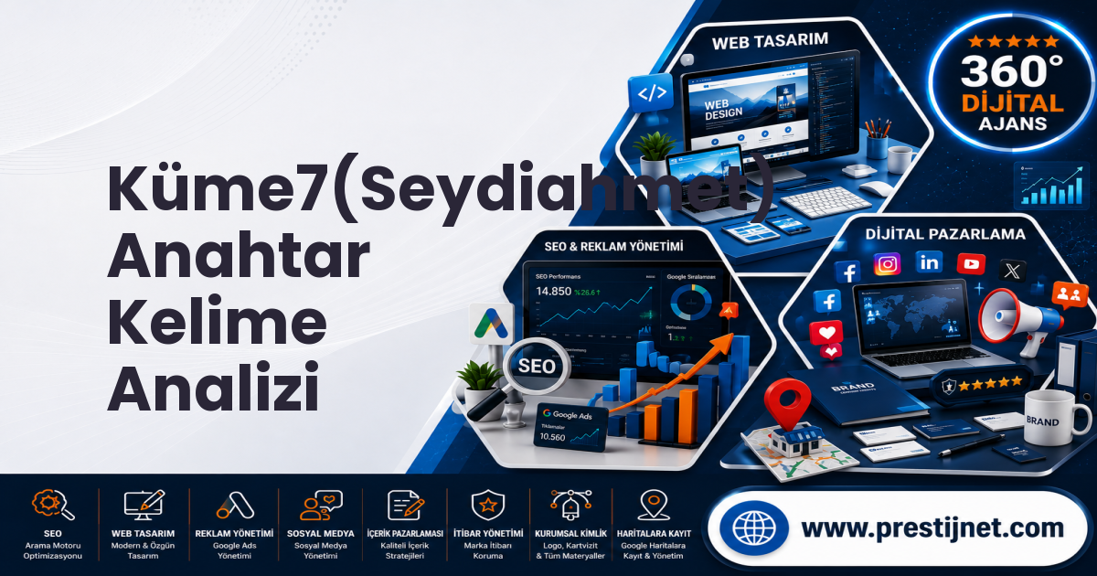 Küme7(Seydiahmet) Anahtar Kelime Analizi