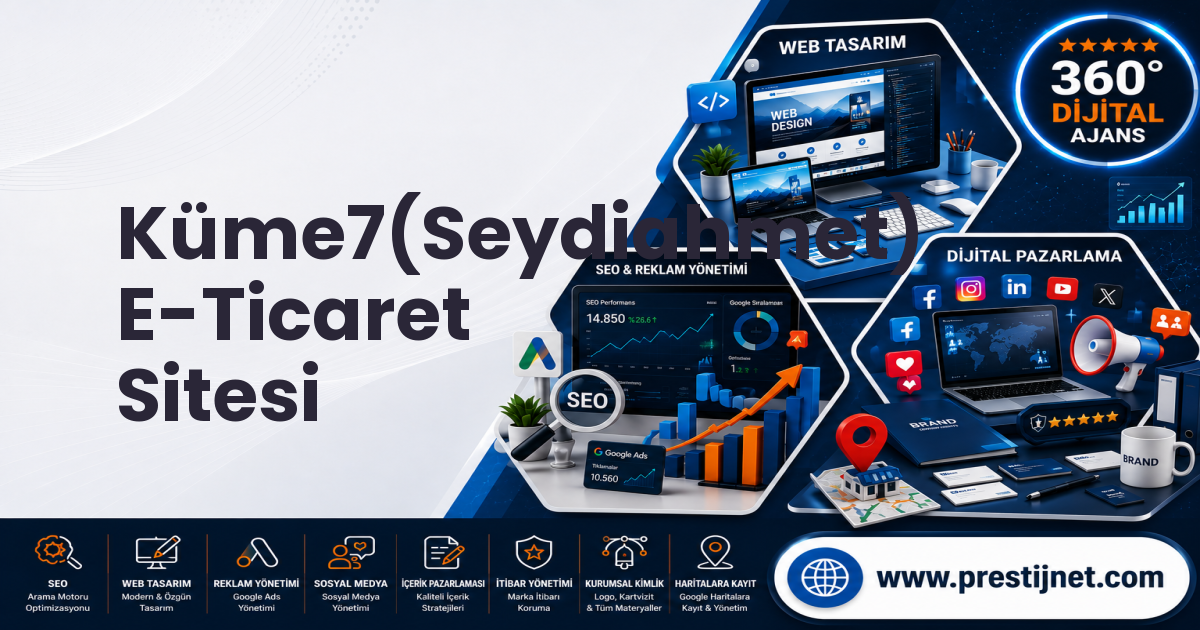 Küme7(Seydiahmet) E-Ticaret Sitesi