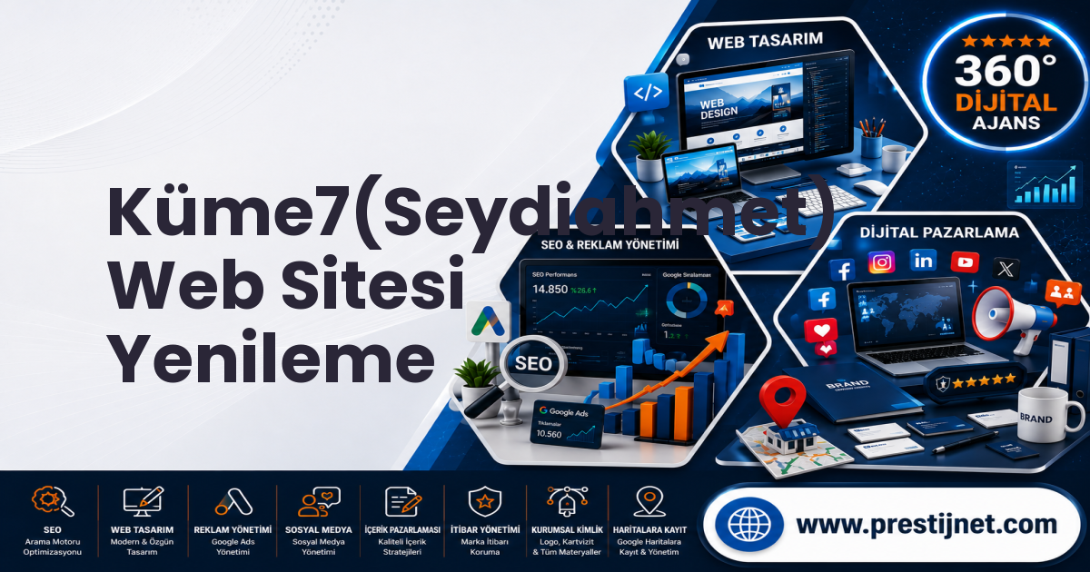Küme7(Seydiahmet) Web Sitesi Yenileme