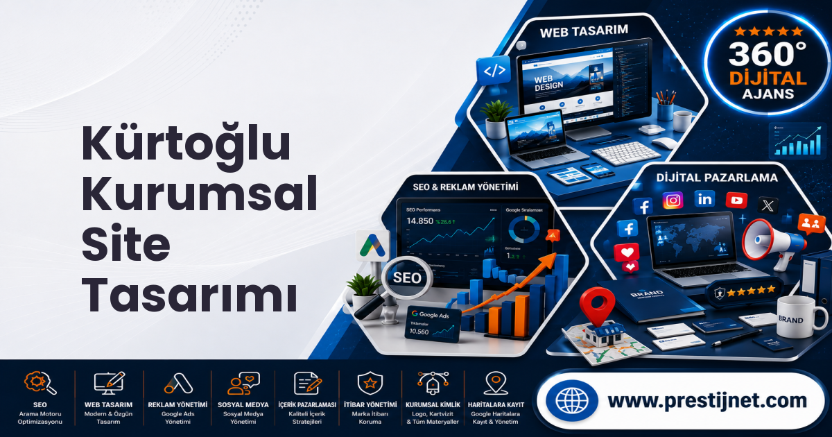 Kürtoğlu Kurumsal Site Tasarımı