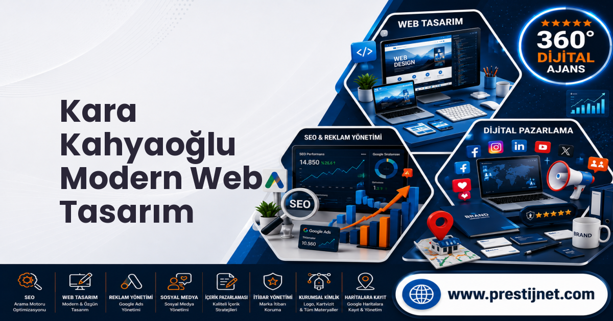 Kara Kahyaoğlu Modern Web Tasarım