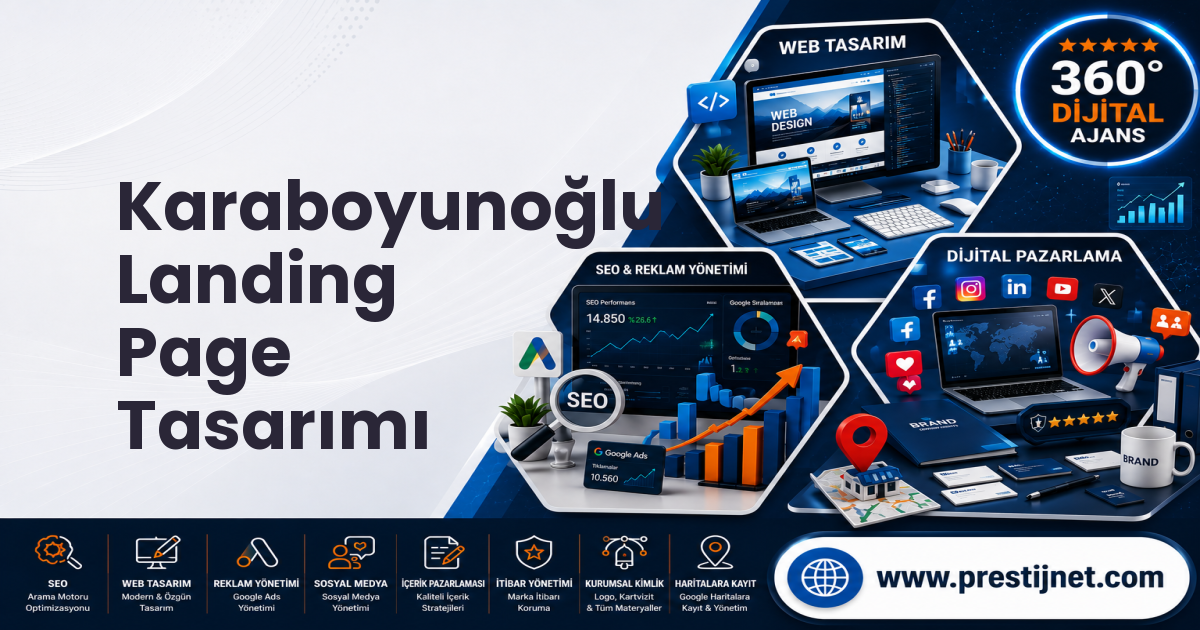 Karaboyunoğlu Landing Page Tasarımı