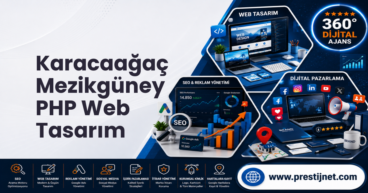 Karacaağaç Mezikgüney PHP Web Tasarım