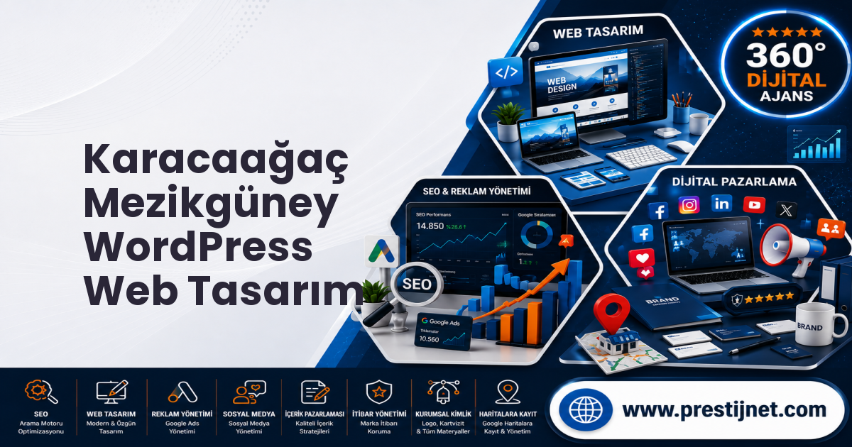Karacaağaç Mezikgüney WordPress Web Tasarım