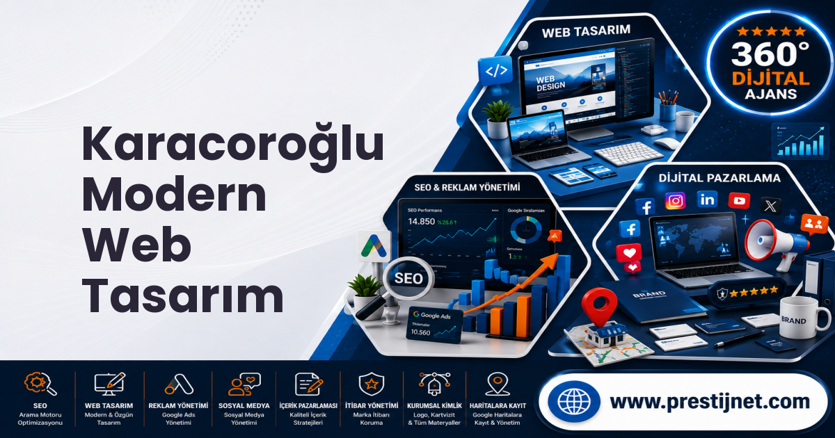Karacoroğlu Modern Web Tasarım
