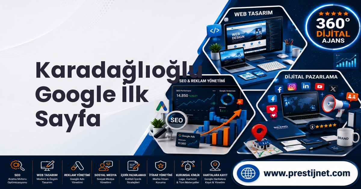 Karadağlıoğlu Google İlk Sayfa