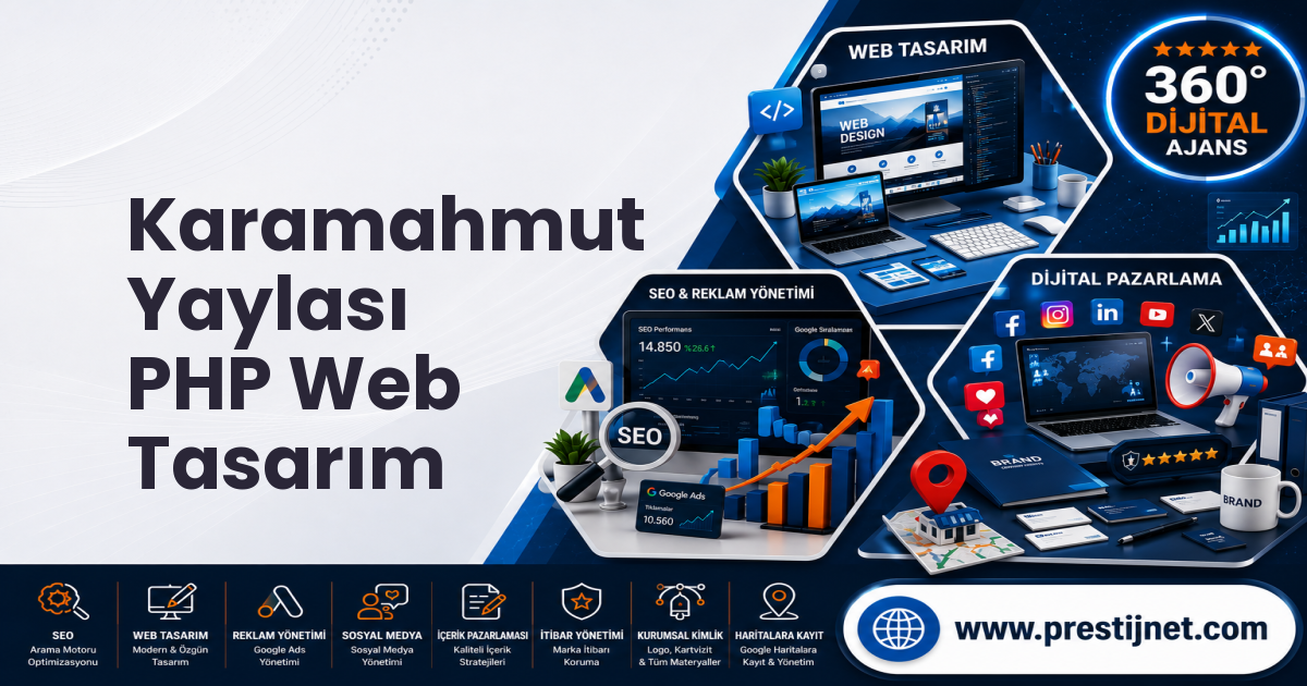 Karamahmut Yaylası PHP Web Tasarım