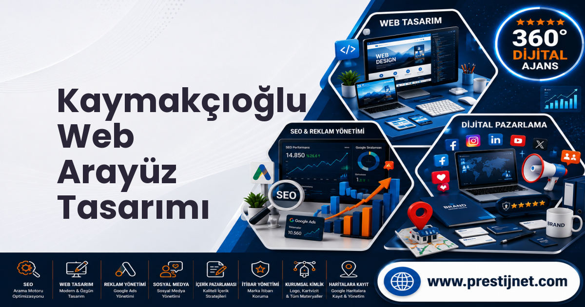 Kaymakçıoğlu Web Arayüz Tasarımı