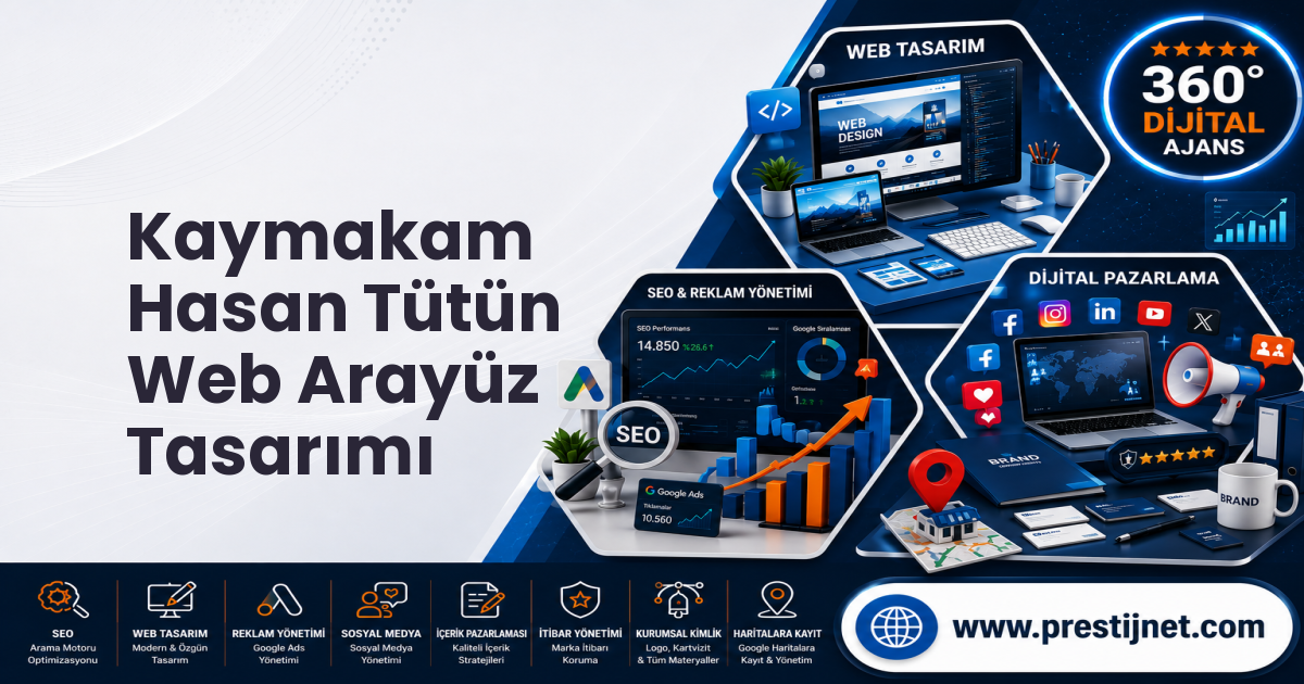 Kaymakam Hasan Tütün Web Arayüz Tasarımı
