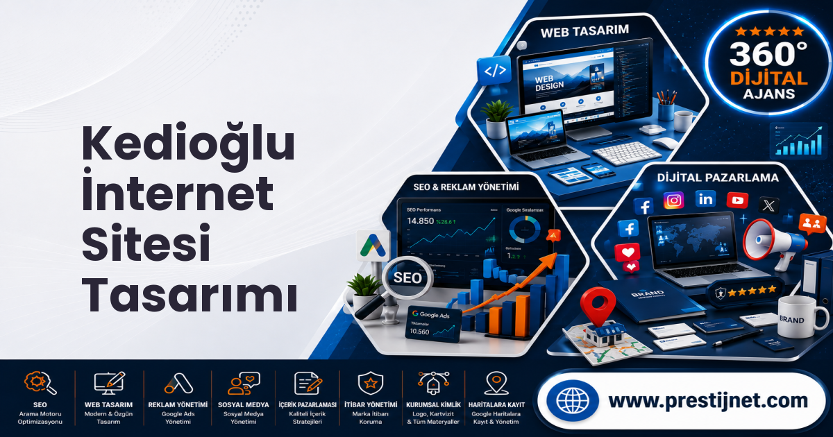 Kedioğlu İnternet Sitesi Tasarımı