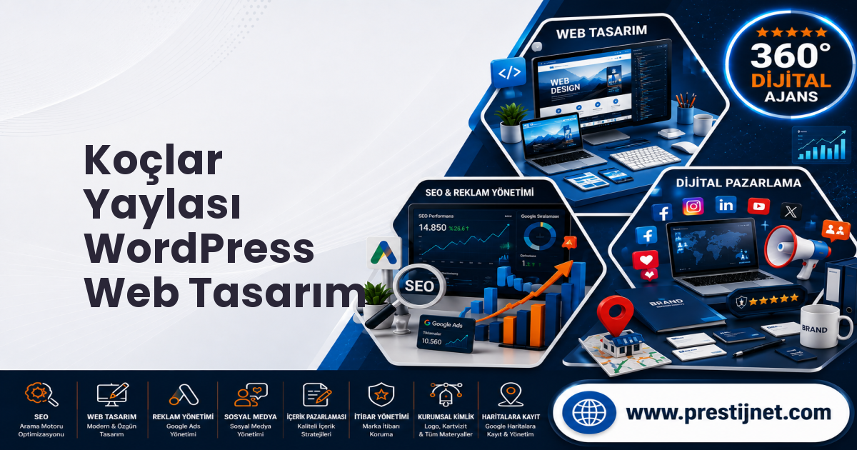Koçlar Yaylası WordPress Web Tasarım
