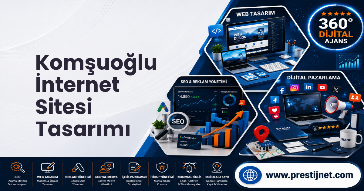 Komşuoğlu İnternet Sitesi Tasarımı