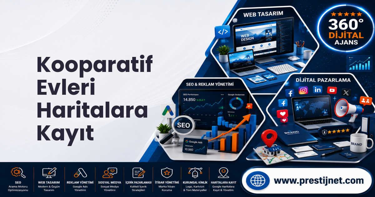 Kooparatif Evleri Haritalara Kayıt