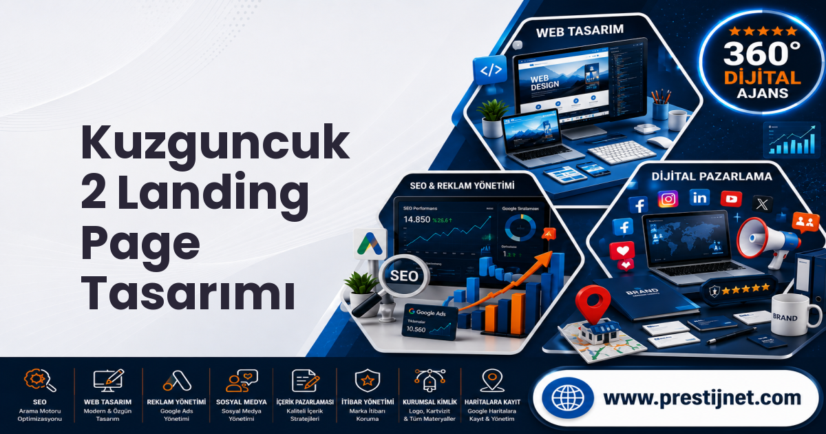 Kuzguncuk 2 Landing Page Tasarımı