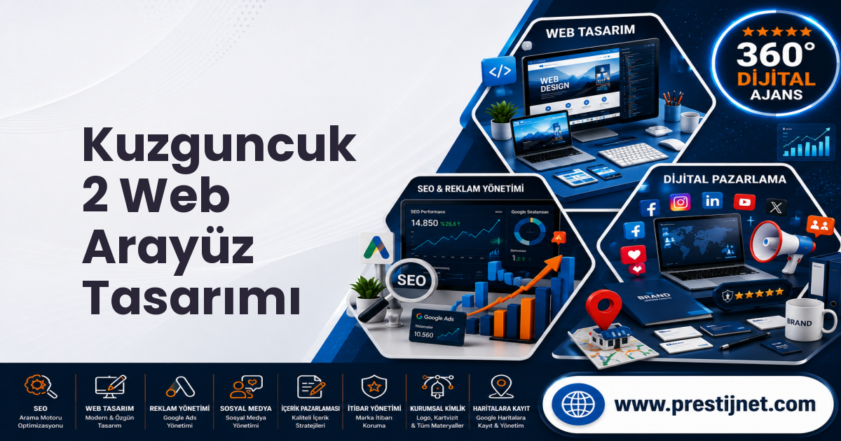 Kuzguncuk 2 Web Arayüz Tasarımı