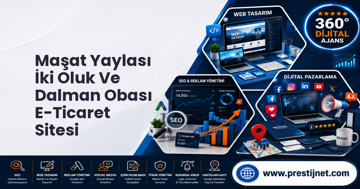 Maşat Yaylası İki Oluk Ve Dalman Obası E-Ticaret Sitesi